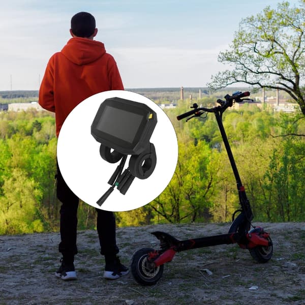 Scooter LCD Dashboard Farveskærm Controller Samling Display Instrument