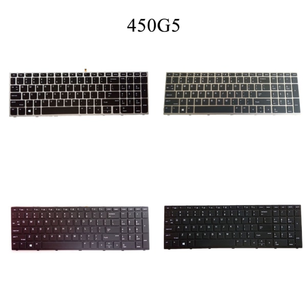 Nytt tangentbord för bärbar dator för HP Probook 450 G5 455 G5 470 G5  US-version Bakgrundsbelyst silverram tillval With backlight e01e | With  backlight | 0.25 | Fyndiq