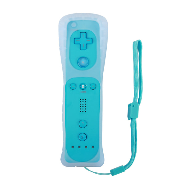 Trådlös fjärrkontroll för Gamepad-kontroll för Wii-fjärrkontroll Joystick Joypad Silikon för case utan Motion Plus Red