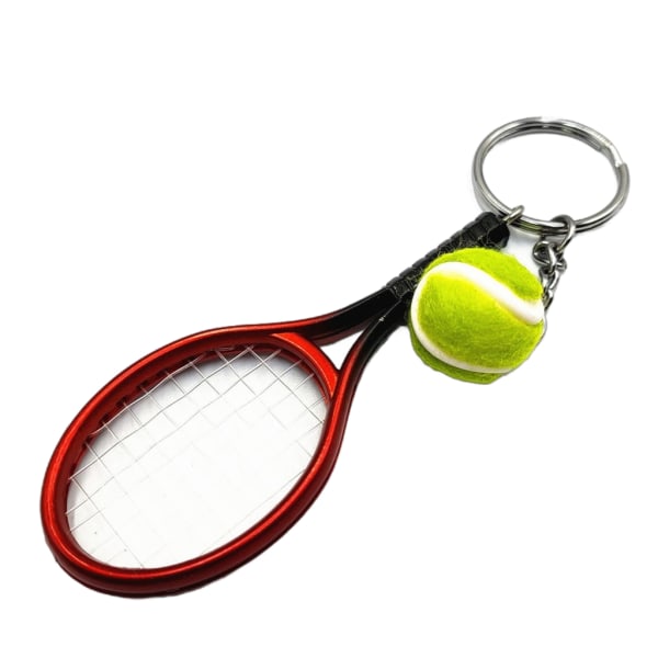 6 stk tennisnøkkelring med tennisballtre og tennisballgave til barn