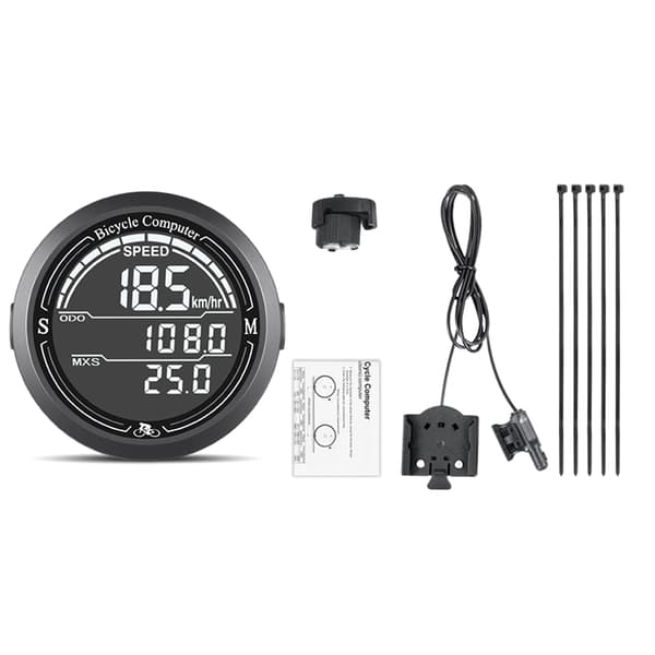 Vanntette trådløse sykkelcomputere multifunksjonelle sykkel speedometer