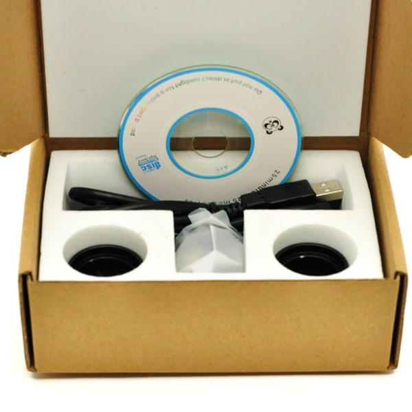 2 megapixel digitalkamera för mikroskop Okularfäste USB2.0 färgfotograferingsvideo med 30 mm 30,5 mm adapterring-