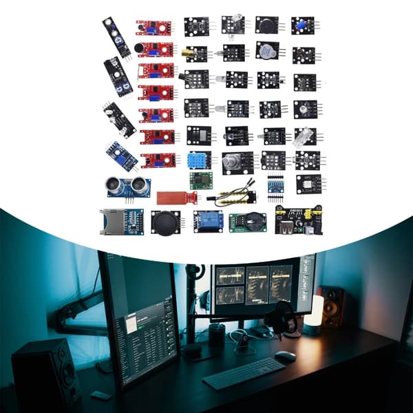 45 Sensorings Modul Starter Kits til 2560 Projekter ABS Opbevaringskasse