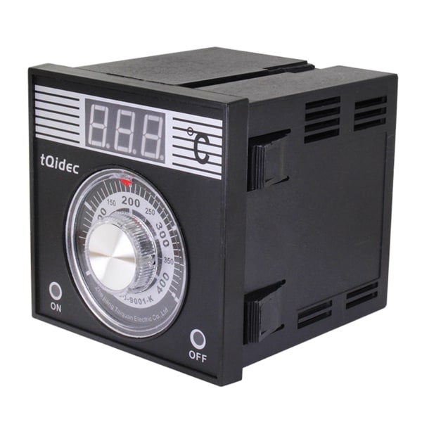 Omkopplingsbar 0 till 400 °C Digital temperaturkontroll Elektronisk termostat för BBQ Grill Rökugn Spis Ölbryggning