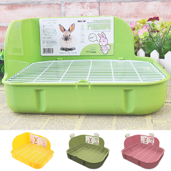 Tukeva Bunny Potty Corner WC kanin marsuille Chinchilla pieneläimille Green