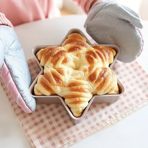 Stjernebakeform Nonstick Karbonstål Kakeform for Søtbrød