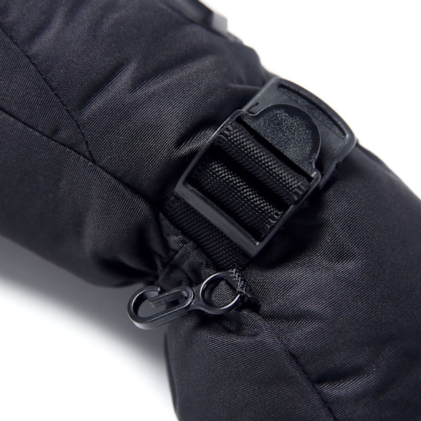 1 Pari 3 Lämpötasoa Paristokäyttöiset Sähkölämmitteiset Talvihanskat Black XL