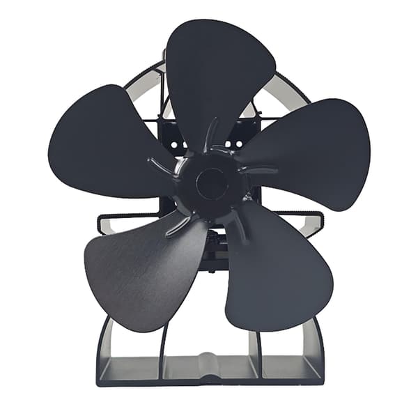 Selvkørende 5-bladet Pejseventilator Nem at bruge for optimal varmecirkulation