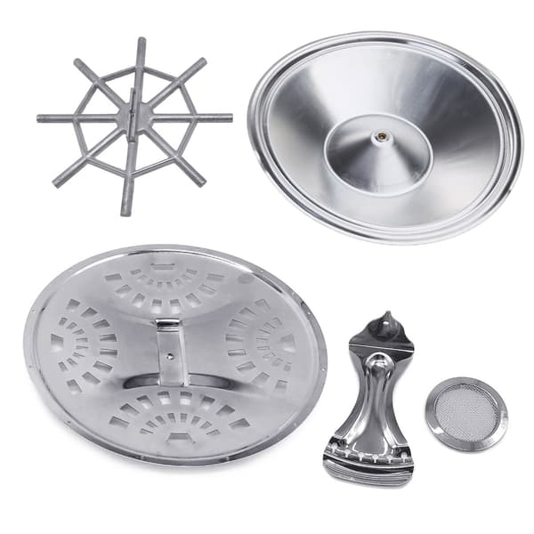 5-delad Dobro Resonator Gitarr Set Bro Ställ Soundhole Cover Resonator Tailpiece