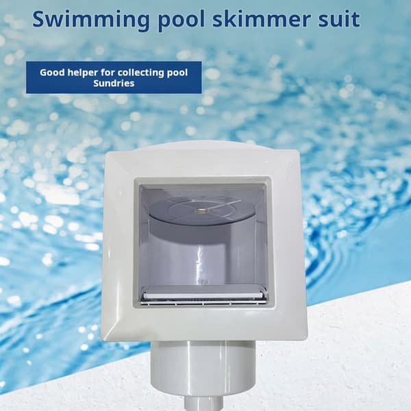Jordskimmer med tilbehør til de fleste standard poolvægåbninger