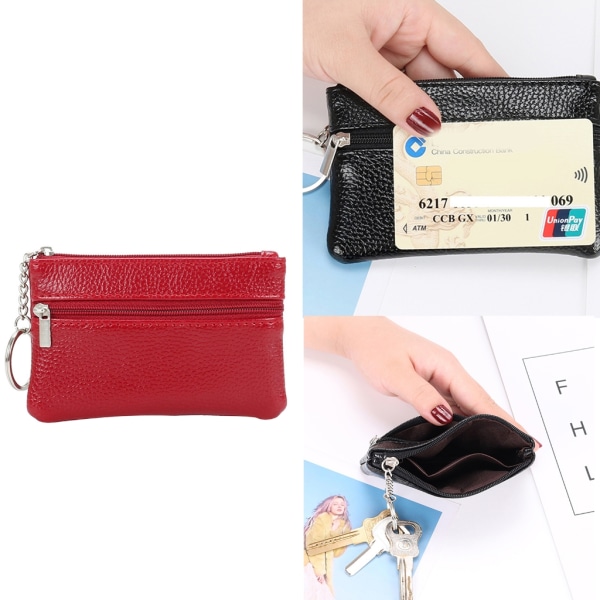 Pocket Wallet Holder Modekortholder Bankkortetui Pung Bærbar Black