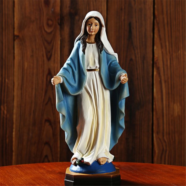 Generös Jungfru Maria Staty Interiör Ornament Välsignade Mother of Immaculate Decor