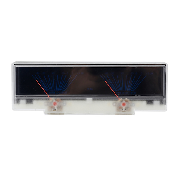DC500uA 3W-40W Dual-Pointer VU Meter Stereo Audio Amplifier Board DB lydniveauindikator Meter Justerbar baggrundslys
