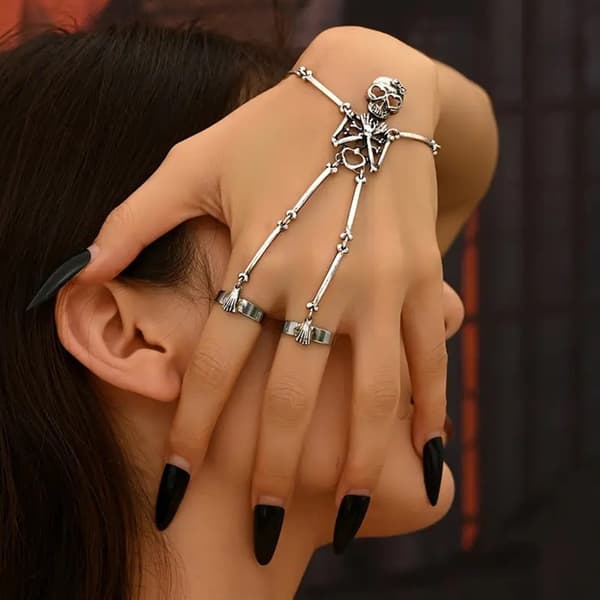 Gotisk Håndkæde Legering Håndled Smykker Mode Armbånd til Kostumefester