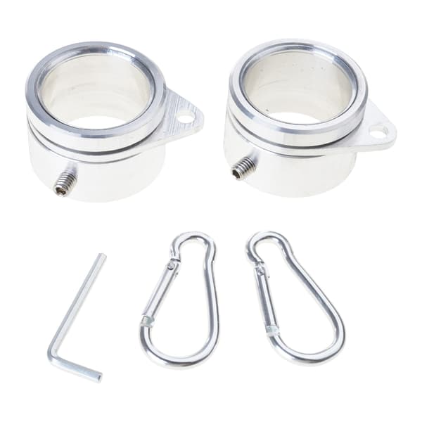 Flagstang Hardware 2 Aluminium Ringe Rustfri Stål Karabinhage Glat