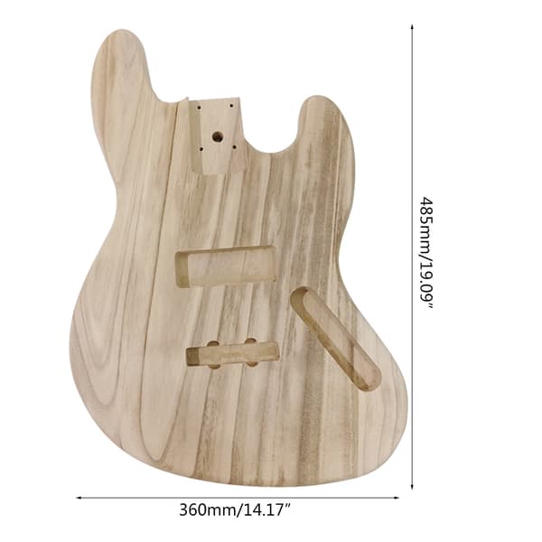 1-delt, polert håndlaget gitar kropp for JB-stil gitardeler