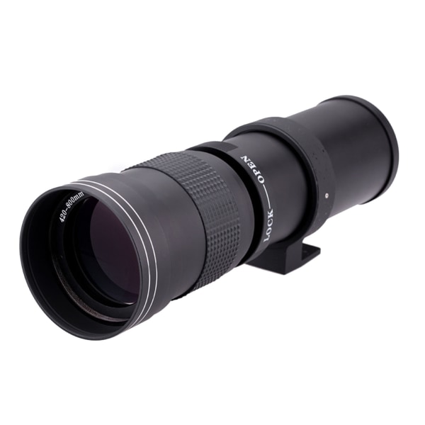 Kamera supertelezoomobjektiv F/8.3-16 420-800 mm for T-feste for M4/3 EMount XF D3400 6D digitalkameratilbehør