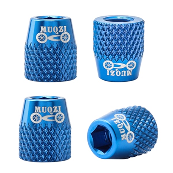 4 st Cykel M6 Bromsskoskruv Ultralätt V-Broms Blockmutter Cykeldel Blue