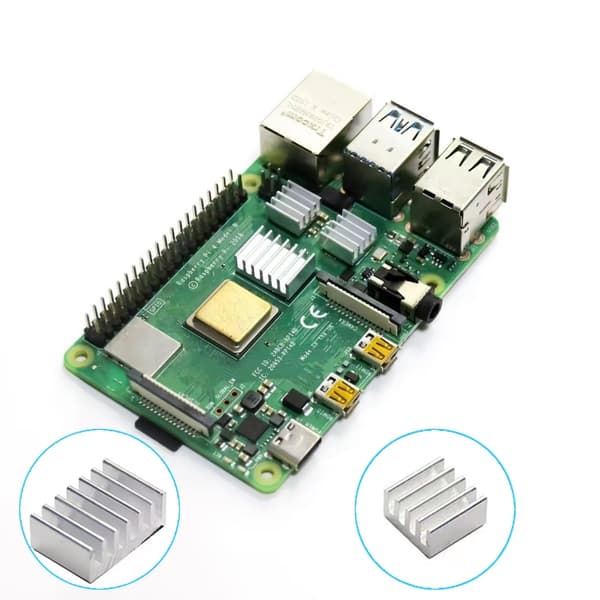 Effektiv køleplade til Raspberry B B+ 2,3,4 Boards Termisk Tape