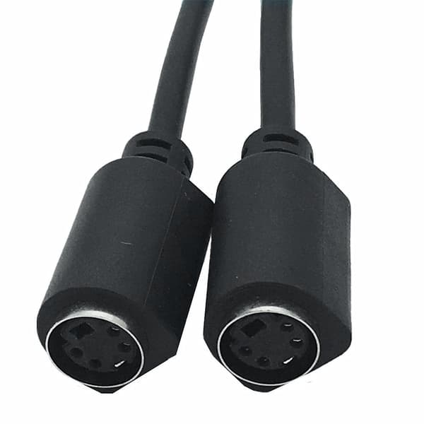4-benet 1 han split til 2 hun Y-adapterkabel komponentledning Y-kabel til tv