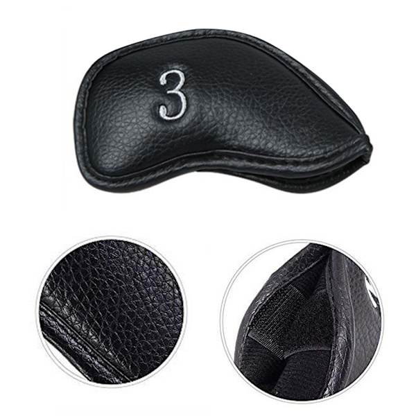 PU Læder Golf Jern Head Covers til Ping til Taylormade til Co