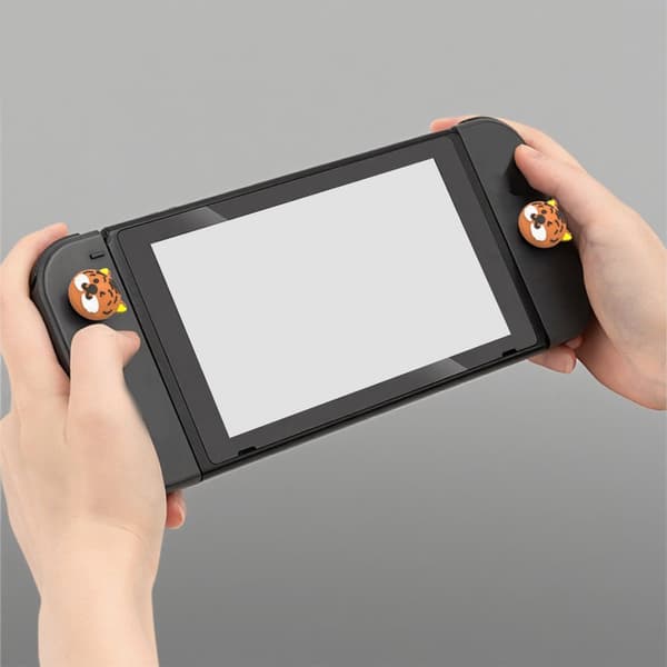 Joystick silikonekapper med dyremønster til NS-styrepinde