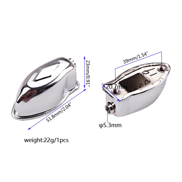 2 st Dual End Lugs Snare Drum Lugs Snare Drum Lugs Set Trumma Klo Hacke Tillbehör WC27B