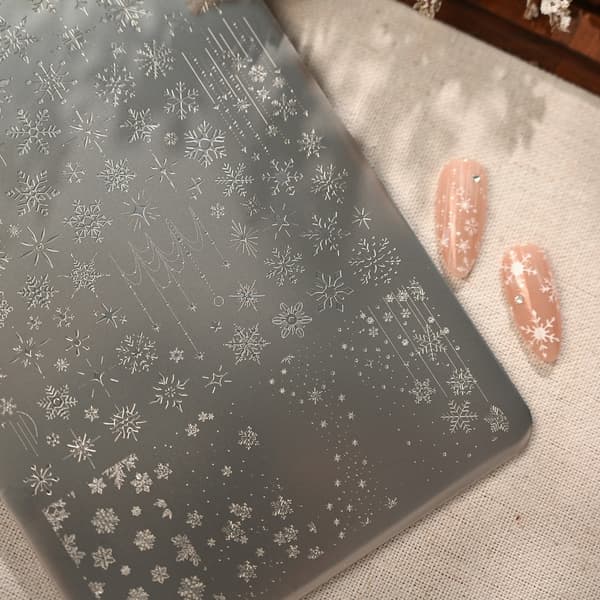 Neglekunst Stemplingsværktøj Rustfrit Stål Manicure Form Til Hjemme- og Salonbrug