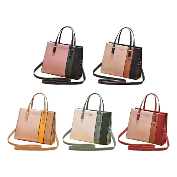 LLadies Crossbody Olkalaukku Väri Block Shouder Bag käsilaukku Red
