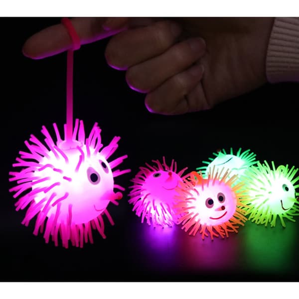 24-pack LED-lysande Pufferbollar Alla hjärtans dag-kort för barnkalas