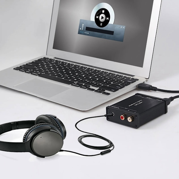 GV023 USB DAC Konverter Adapter Enkel Lydforbedring Plug and Use