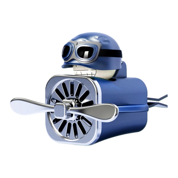 Styling Auto Aromaterapi Cool Pilot Parfym Diffuser Luftventil Härlig biltillbehör Souvenirpresent Navy blue