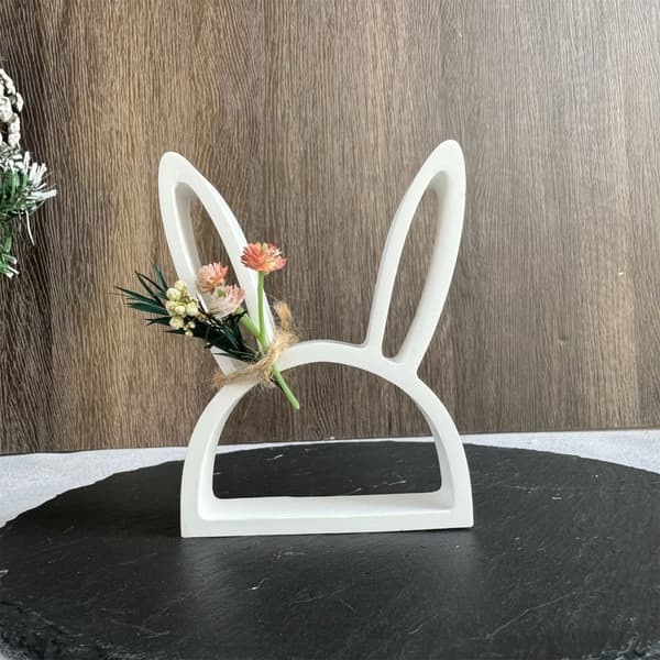 Silikoneform Hule Kaniner Forme Ornament Støbeforme Gipsforme