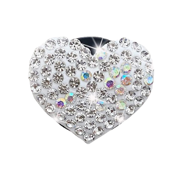 Aromaterapiklämmor Love Heart Car Air Outlet Air Freshener Diamond Hearts Biltillbehör för Fresh & Dofts Ride