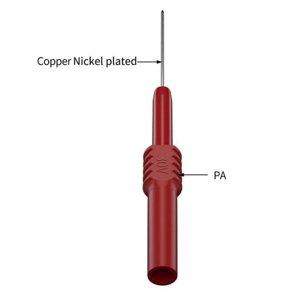 2 st universell förlängningspiercing nålspets sond multimeter testsondspets