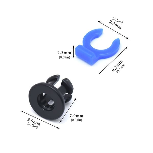 40 stk. effektive 3D-skriver Bowden-rørfester for tett rørkobling