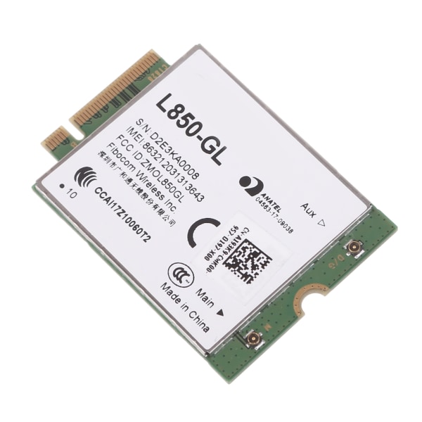 Fibocom L850-GL 4G LTE Cat9 M.2 Cellular WWAN-modul Intel XMM 7360 LTE-modem för Keenetic Router