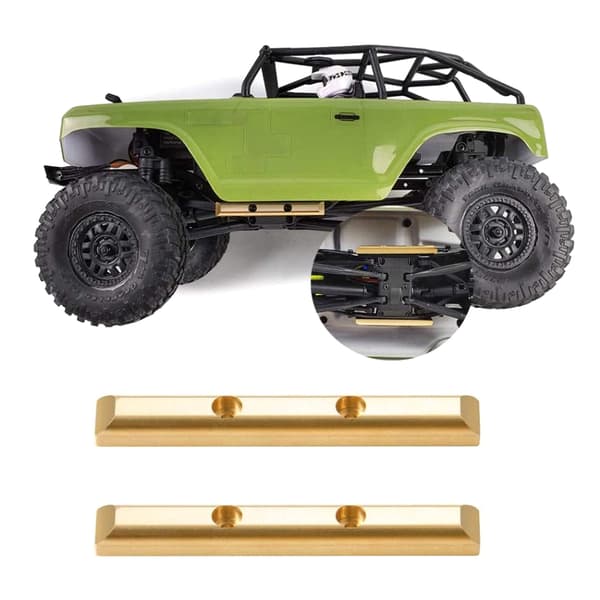 Messing Boulder Bars Rock Rails egnet til 1/24 Axial SCX24 90081