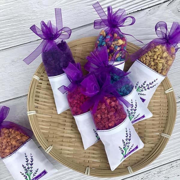 Påsar för torkade lavendelblommor, tomma doftpåsar