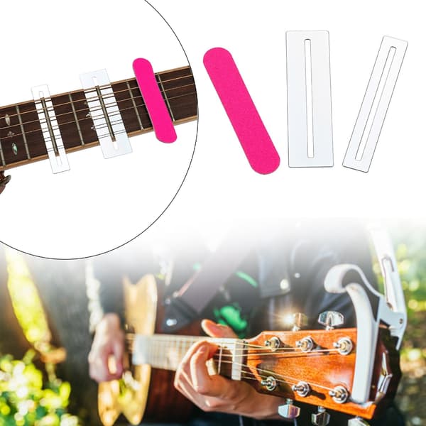 Gitarr Greppbräda Skydd Metall Greppbräda Skydd med Slipbit