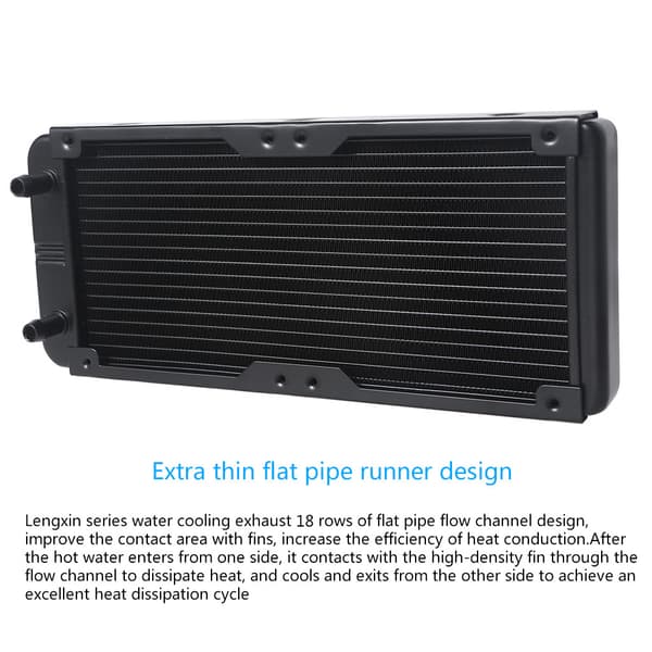 PC Vand Varmeveksler Computer Aluminium Varme Radiator Køleplade til Computer