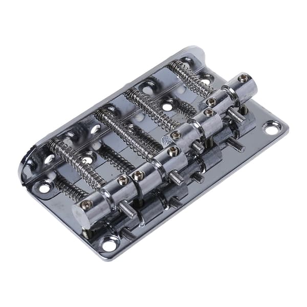 Gitarrdel Kromstallplatta för Jazz Bass Gitarr + 5 Skruvar + Skiftnyckel