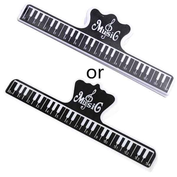 Nodeklemme i farver til noder, plastik musikbogside, nodeklemme, klaverholder Blue