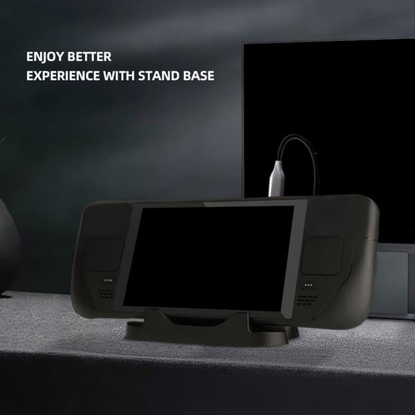 /Switch OLED/Lite/Mobiltelefon Display Opbevaringsstander Beslag Sort