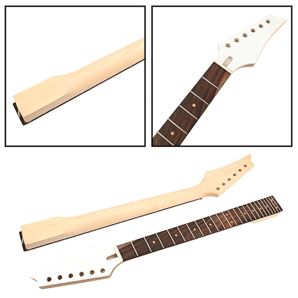 Elektrisk Gitarrhals Obehandlad Gitarrhals Stränginstrument DIY Delar