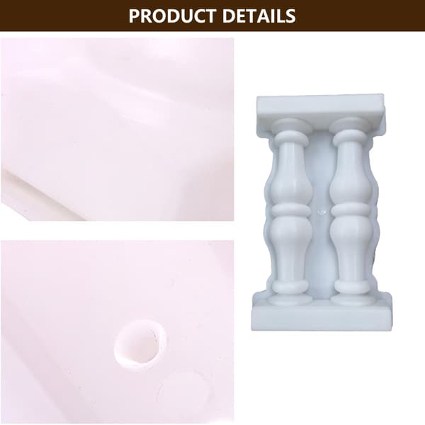 Plastform for dobbel vase gjerde romersk søyleform hagedekorasjonsform