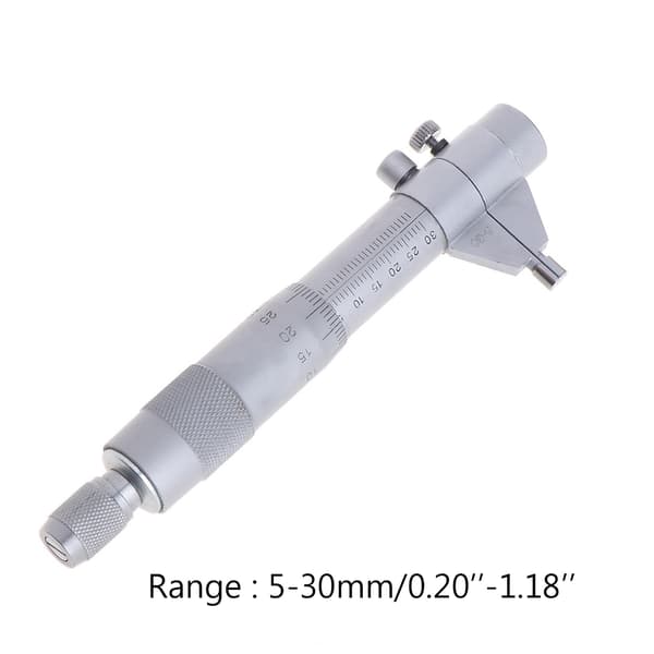 5-30mm Innvendig Diameter Måler Innvendig Mikrometer Måleverktøy Sølv