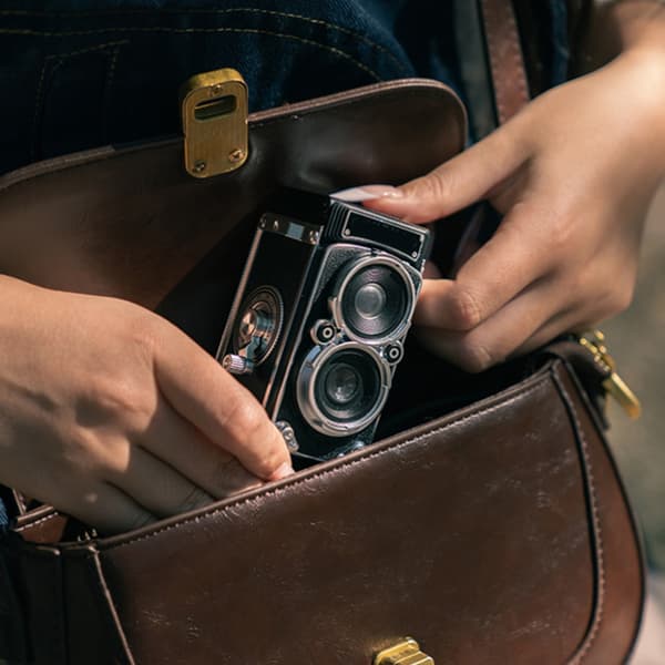 Nostalgisk Mini Digitalkamera Videokamera för Gatufotograferingar