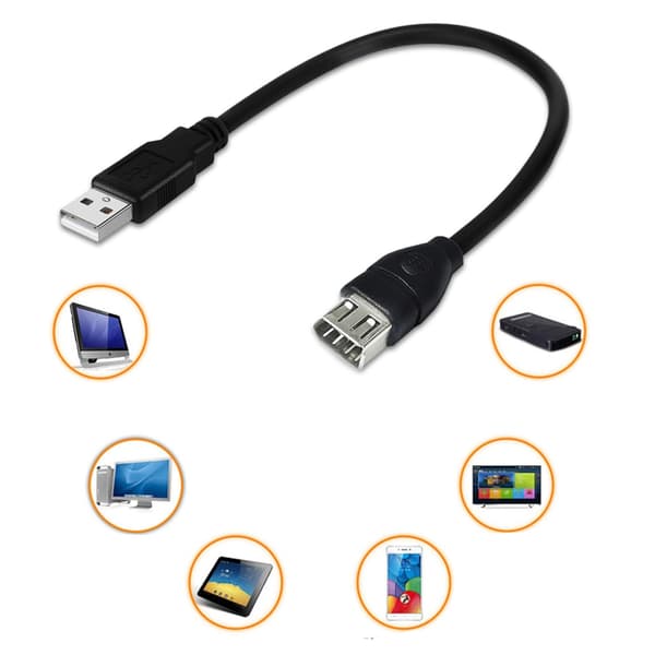 Firewire til USB Adapterkabel til videokameraer og printere, 20 cm