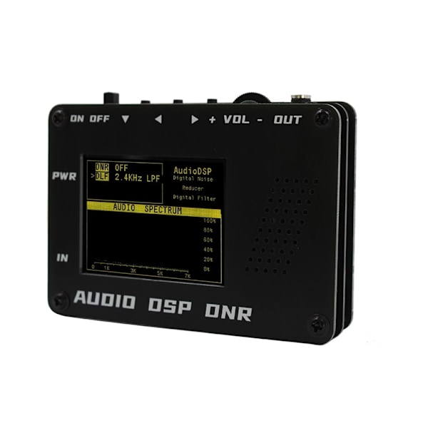 Audio DSP Støyreduksjon DNR Digitalt Filter SSB Ham radio YAESU ICOM + Høyttaler